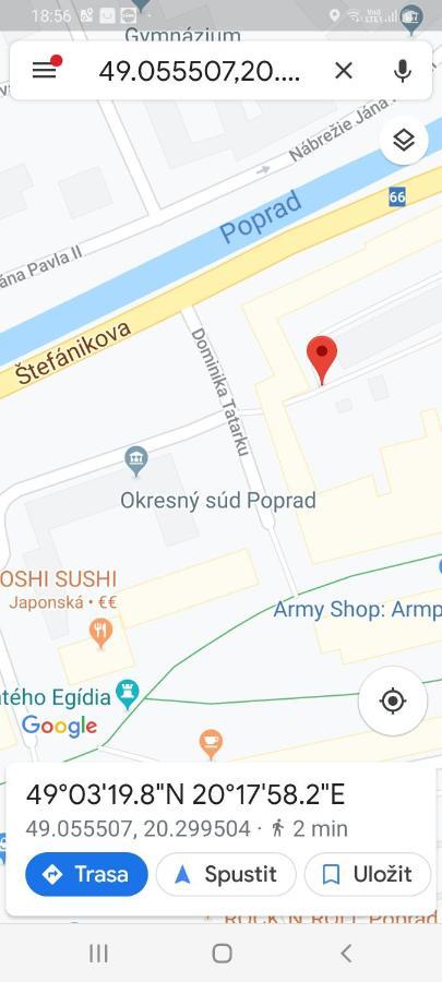 Renmir Apartman Poprád Kültér fotó